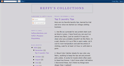 Desktop Screenshot of heffyscollections.blogspot.com