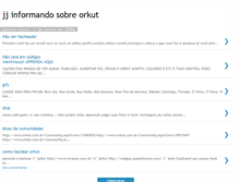 Tablet Screenshot of orkutinforma.blogspot.com