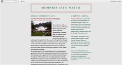 Desktop Screenshot of memphiscitywatch.blogspot.com