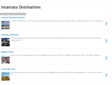 Tablet Screenshot of incantato-destinations.blogspot.com