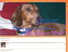 Tablet Screenshot of dogadoptionkim.blogspot.com