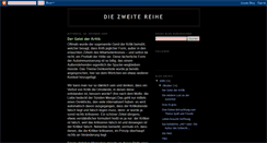 Desktop Screenshot of diezweitereihe.blogspot.com