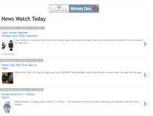 Tablet Screenshot of newswatchtoday.blogspot.com