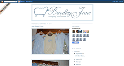 Desktop Screenshot of bradleyjane.blogspot.com