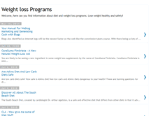 Tablet Screenshot of dietandweightlossprograms.blogspot.com