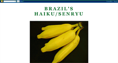 Desktop Screenshot of brazilshaiku.blogspot.com