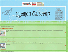 Tablet Screenshot of elcajondelscrap.blogspot.com