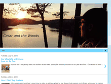 Tablet Screenshot of cesarandthewoods.blogspot.com