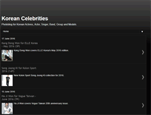 Tablet Screenshot of korean-celebrities.blogspot.com