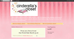 Desktop Screenshot of cinderellasclosetlivingston.blogspot.com
