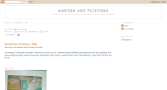 Desktop Screenshot of ganeshartpics.blogspot.com