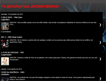 Tablet Screenshot of filmografiasjhonnybravo.blogspot.com