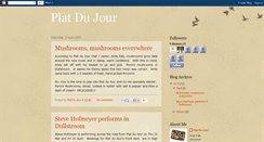 Desktop Screenshot of platdujour1.blogspot.com