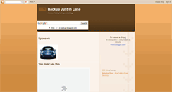 Desktop Screenshot of do-backup.blogspot.com