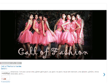 Tablet Screenshot of callloffashion.blogspot.com