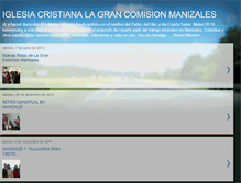 Tablet Screenshot of lagrancomisionmanizales.blogspot.com