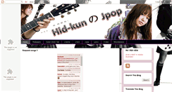 Desktop Screenshot of jpop-hidkun.blogspot.com