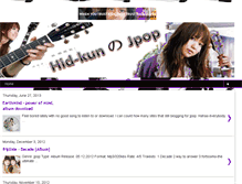 Tablet Screenshot of jpop-hidkun.blogspot.com