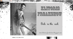 Desktop Screenshot of klitoris-freakshow.blogspot.com