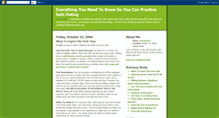 Desktop Screenshot of practicesafevoting.blogspot.com
