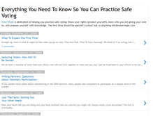 Tablet Screenshot of practicesafevoting.blogspot.com