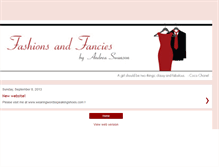 Tablet Screenshot of fashionsandfancies.blogspot.com