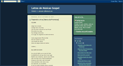 Desktop Screenshot of gospel-letras.blogspot.com