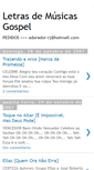 Mobile Screenshot of gospel-letras.blogspot.com