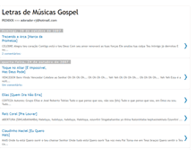 Tablet Screenshot of gospel-letras.blogspot.com