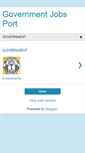 Mobile Screenshot of govtjobport.blogspot.com