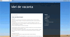 Desktop Screenshot of ideidevacanta.blogspot.com