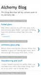 Mobile Screenshot of alchymieblog.blogspot.com