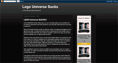 Desktop Screenshot of legouniversesucks.blogspot.com