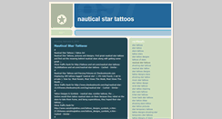 Desktop Screenshot of nauticalstartattoos-00.blogspot.com