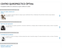 Tablet Screenshot of optimaquiropractico.blogspot.com