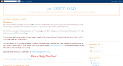 Desktop Screenshot of 30-isnt-old.blogspot.com