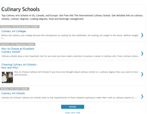 Tablet Screenshot of myculinaryschools.blogspot.com