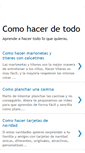 Mobile Screenshot of comohacerdetodo.blogspot.com