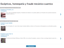 Tablet Screenshot of escepticoshomeopatiayfraudemecanicocu.blogspot.com