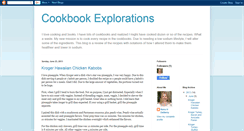 Desktop Screenshot of cookbookexplorations.blogspot.com