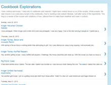 Tablet Screenshot of cookbookexplorations.blogspot.com