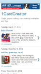 Mobile Screenshot of 1cardcreator.blogspot.com