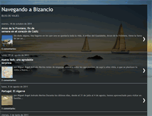 Tablet Screenshot of navegandoabizancio.blogspot.com