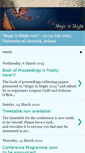 Mobile Screenshot of magicismight2012.blogspot.com