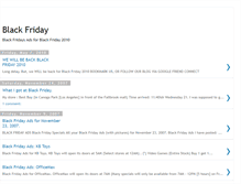 Tablet Screenshot of blackfridayspecials.blogspot.com