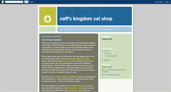 Desktop Screenshot of naffskingdomcatshop.blogspot.com