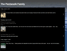 Tablet Screenshot of paniwozikfamily.blogspot.com