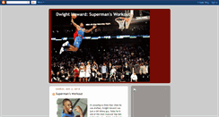 Desktop Screenshot of dwight-howard-workout.blogspot.com