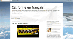 Desktop Screenshot of californieenfrancais.blogspot.com