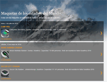 Tablet Screenshot of misestadiosdelmundo.blogspot.com